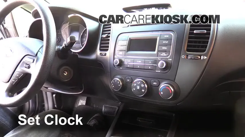 2014 Kia Forte LX 1.8L 4 Cyl. Clock